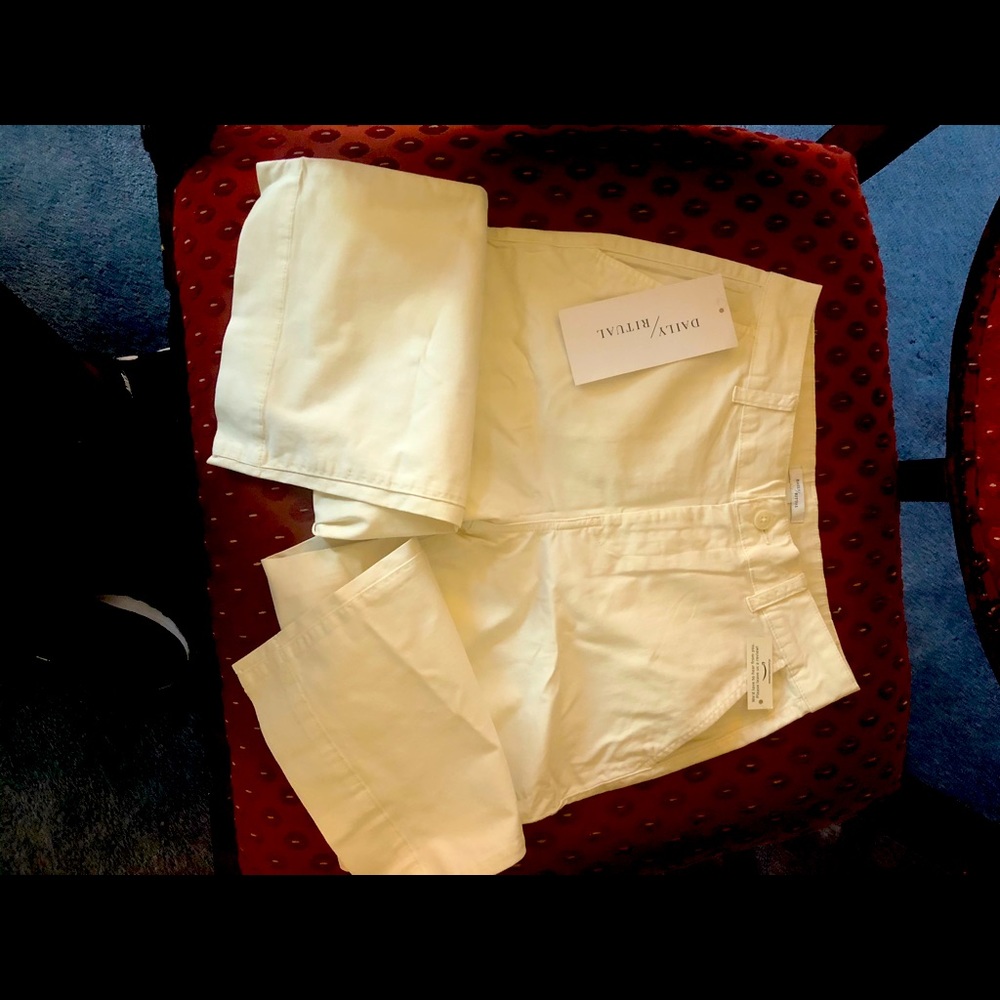 NWT Daily Ritual Wide Leg Crop pants